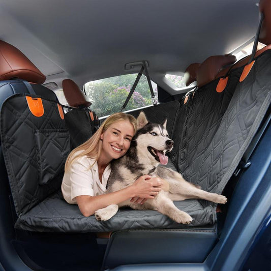 Dog Seat Cover with Hard Bottom for Car