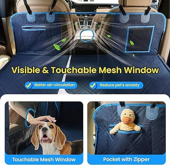 Dog Seat Cover with Hard Bottom for Car